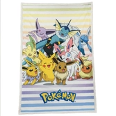 Pokemon - couverture evoli evolutions et pikachu