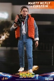 Retour vers le futur figurines movie masterpiece 1/6 marty mcfly & einstein exclusive 28 cm