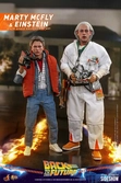 Retour vers le futur figurines movie masterpiece 1/6 marty mcfly & einstein exclusive 28 cm