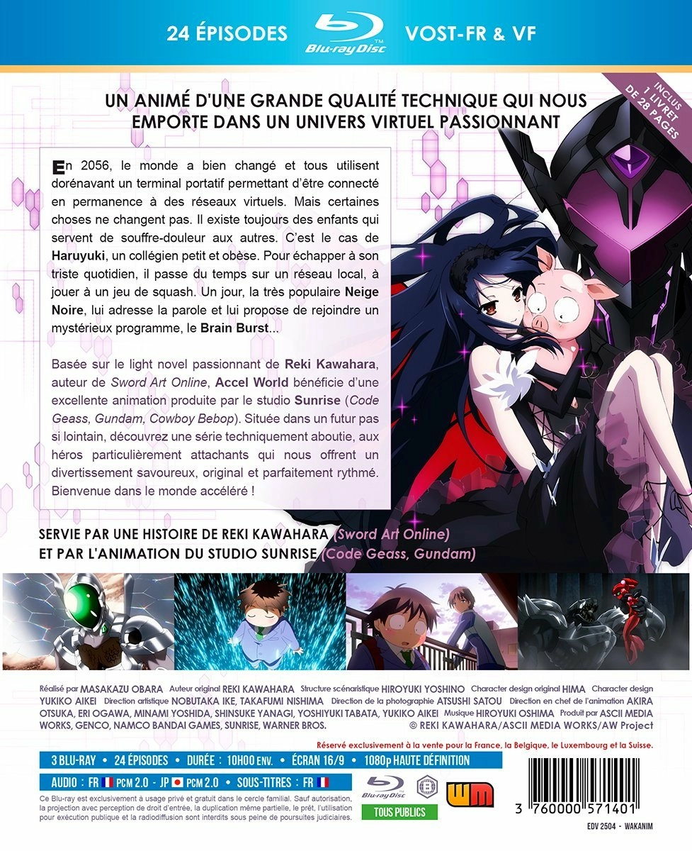その他 Accel World - Integrale - Edition Saphir [3 Blu-ray] + Livret khxv5rg Accel World - Intégrale - Edition Saphir 3 Blu-ray + Livret