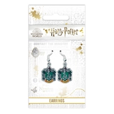 Harry potter - boucles d'oreilles pendantes - emblème serpentard