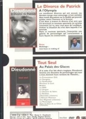 Coffret Dieudonné 2 DVD : Le Divorce de Patrick et Tout seul