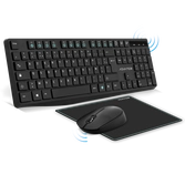Pack clavier azerty, souris sans fil et tapis de souris gamer - elite- combo