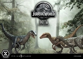 Jurassic world: fallen kingdom statuette prime collectibles 1/10 delta 17 cm