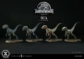 Jurassic world: fallen kingdom statuette prime collectibles 1/10 delta 17 cm