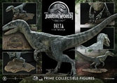 Jurassic world: fallen kingdom statuette prime collectibles 1/10 delta 17 cm