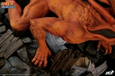 Naruto shippuden statuette 1/8 battle of destiny namikaze minato vs kurama 59 cm