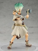 Dr. stone statuette pvc pop up parade senku ishigami (re-run) 17 cm