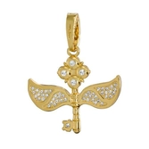 Harry potter breloque lumos clé volante