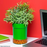 Super mario - tuyau - pot à plantes et à stylos