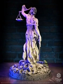 Metallica statuette rock ikonz on tour lady justice