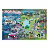 Disney story maps puzzle les 101 dalmatiens (1000 pièces)