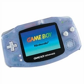 Game Boy Advance Glacier Transparent