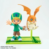 Digimon - takeru & patamon - figurine dxf-adventure archives 11cm