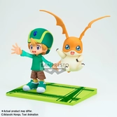 Digimon - takeru & patamon - figurine dxf-adventure archives 11cm