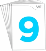 Lots 9 jeux vidéo - WII