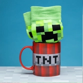 Minecraft - mug tnt 300ml et chaussettes creeper 41-46