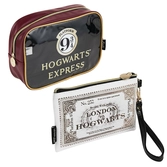 Harry potter - poudlard express - trousse de toilette 2pc