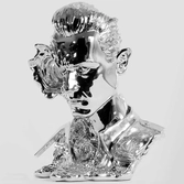 Buste T-1000 Art Mask Liquid Metal 1/1 - 44 cm