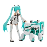 Hatsune miku frame arms girl figurine plastic model kit music girl hatsune miku (maruttoys ver.) & tamotu (miku ver.) 15 cm