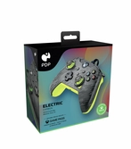 Wired controller official series x electric carbon + gamepass 1 mois
