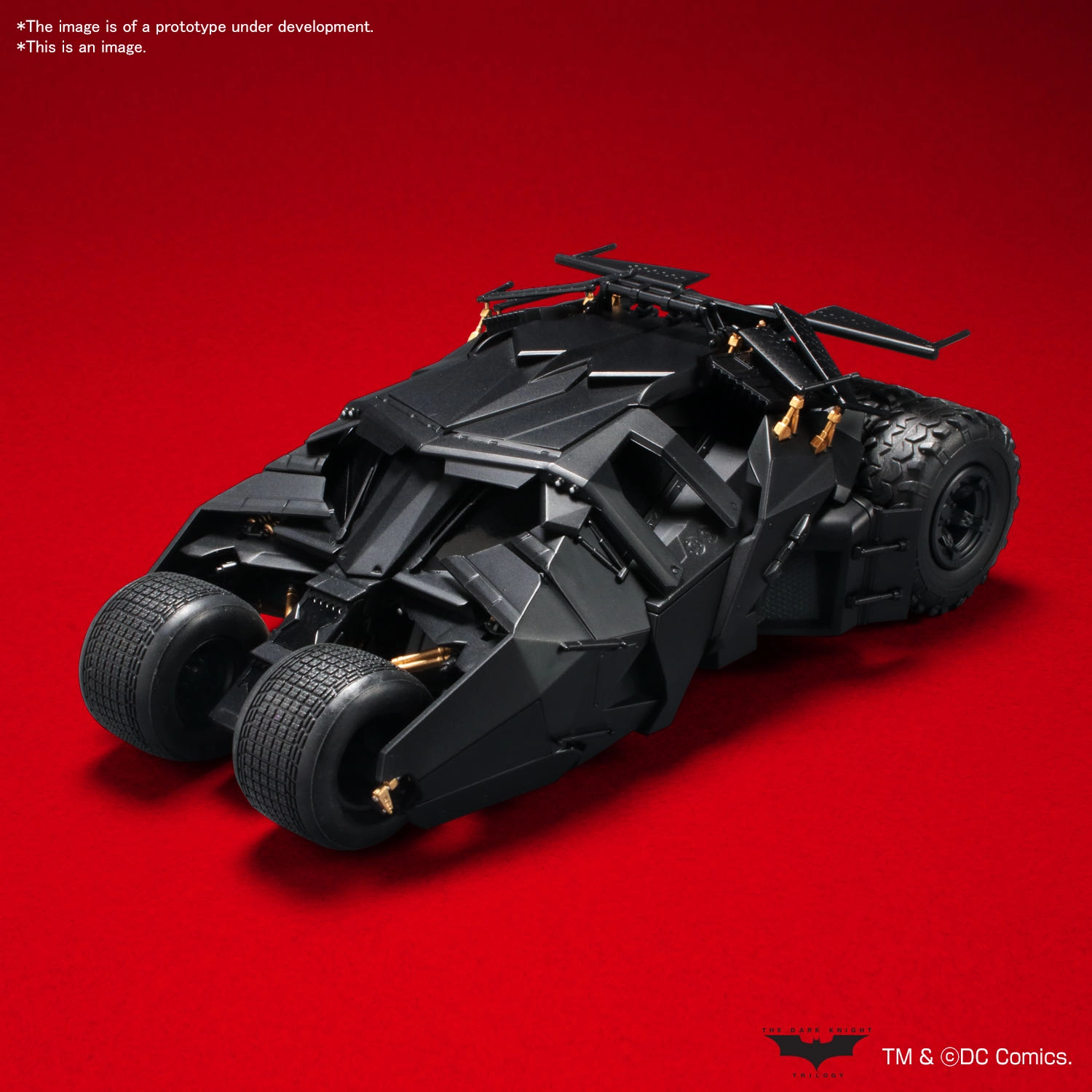 Dc comics batman 1/35 batmobile (batman begins) model kit