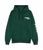 My hero academia - deku - pull à capuche zipper homme (l)