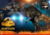 Jurassic world : le monde d'après statuette prime collectibles 1/10 giganotosaurus toy version 22 cm
