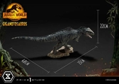 Jurassic world : le monde d'après statuette prime collectibles 1/10 giganotosaurus toy version 22 cm