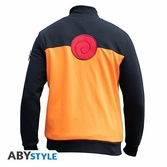Naruto shippuden - veste réplique - naruto homme orange/noir (s)