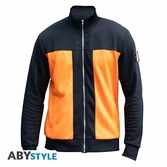 Naruto shippuden - veste réplique - naruto homme orange/noir (s)