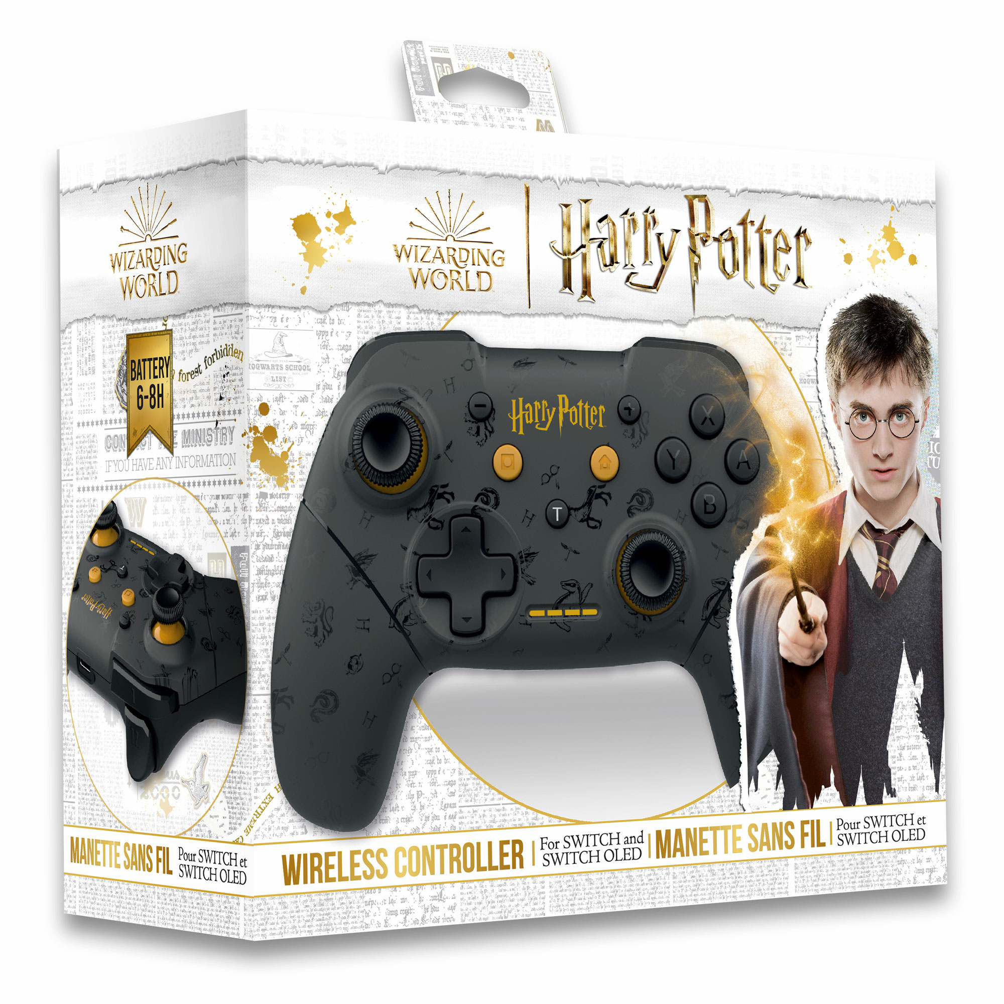 Harry Potter Manette Sans Fil : Poudlard - Switch - Switch OLED