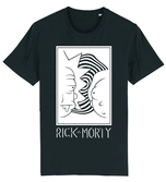 Rick et morty - rick et morty blanc et noir - t-shirt homme (s)