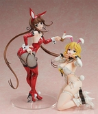 Shinobi master senran kagura: new link statuette pvc 1/4 ryona: bunny ver. 27 cm