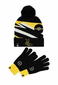 Pokemon - pikachu 025 - gift set bonnet & gants