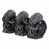 Cthulhu figurine three wise cthulhu 7 cm