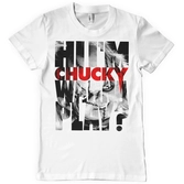 Chucky - wanna play cutout - t-shirt (s)