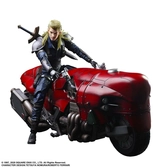Final fantasy vii remake play arts kai figurine et véhicule roche & bike