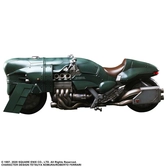 Final fantasy vii remake play arts kai figurine et véhicule shinra elite security officer & bike