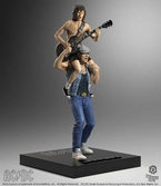 Ac/dc statuette rock iconz 1/9 angus & brian 27 cm