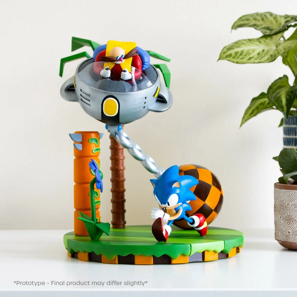 Sega - statue officielle du 30e anniversaire de sonic the hedgehog