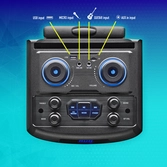 Enceinte Bluetooth Wild Dub 1 300w - NGS