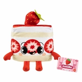 Gamer food peluche gamer desserts - strawberry cake 18 cm