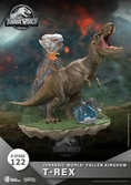 Jurassic world: fallen kingdom d-stage pvc diorama t-rex 13 cm