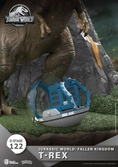Jurassic world: fallen kingdom d-stage pvc diorama t-rex 13 cm