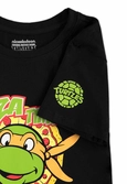 Tortues ninja - michelangelo - pizza time - t-shirt kids (170/176)