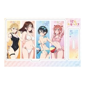 Rent-a-girlfriend figurine acrylique swimsuit and girlfriend kanojo, okarishimasu 14 cm