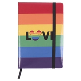 Disney - carnet de notes a5 premium en simili-cuir pride