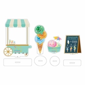 Nendoroid more accessoires pour figurines nendoroid acrylic stand decorations: ice cream parlor