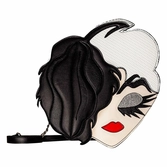 Disney sac à bandoulière main cruella de vil face
